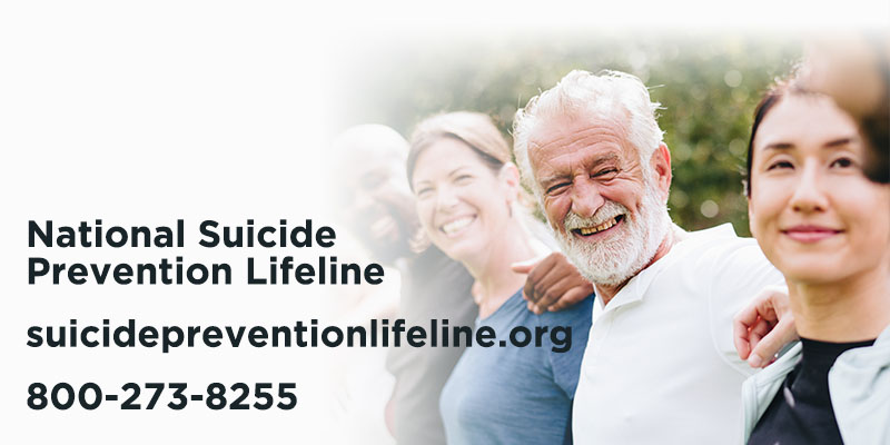 National Suicide Prevention Lifeline 800-273-8255
